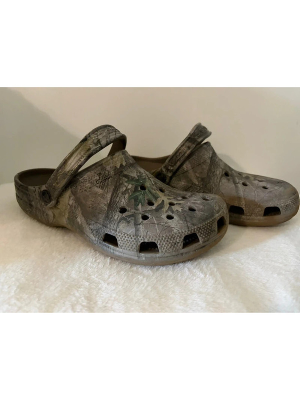 Crocs Realtree Camo Clogs Hunting Outdoor Shoes Brown Green M8